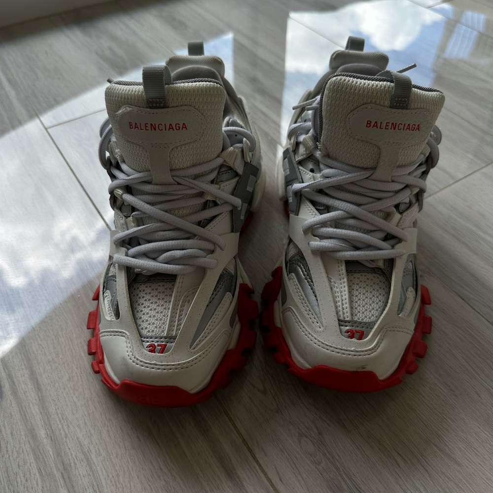 Balenciaga Sneakers - White and Red